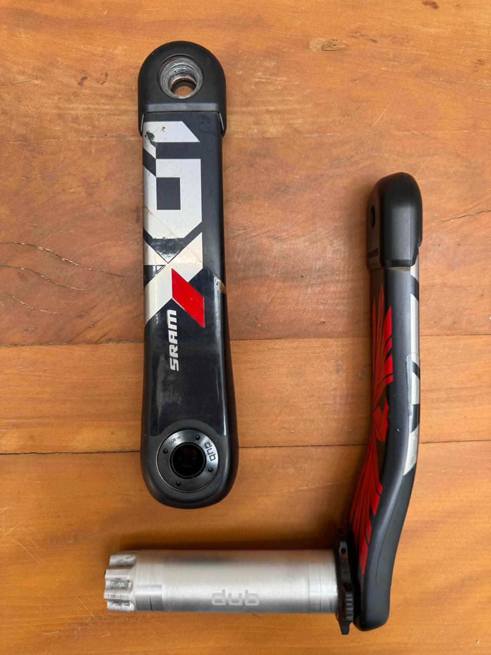 Braços pedivela sram X01 175mm