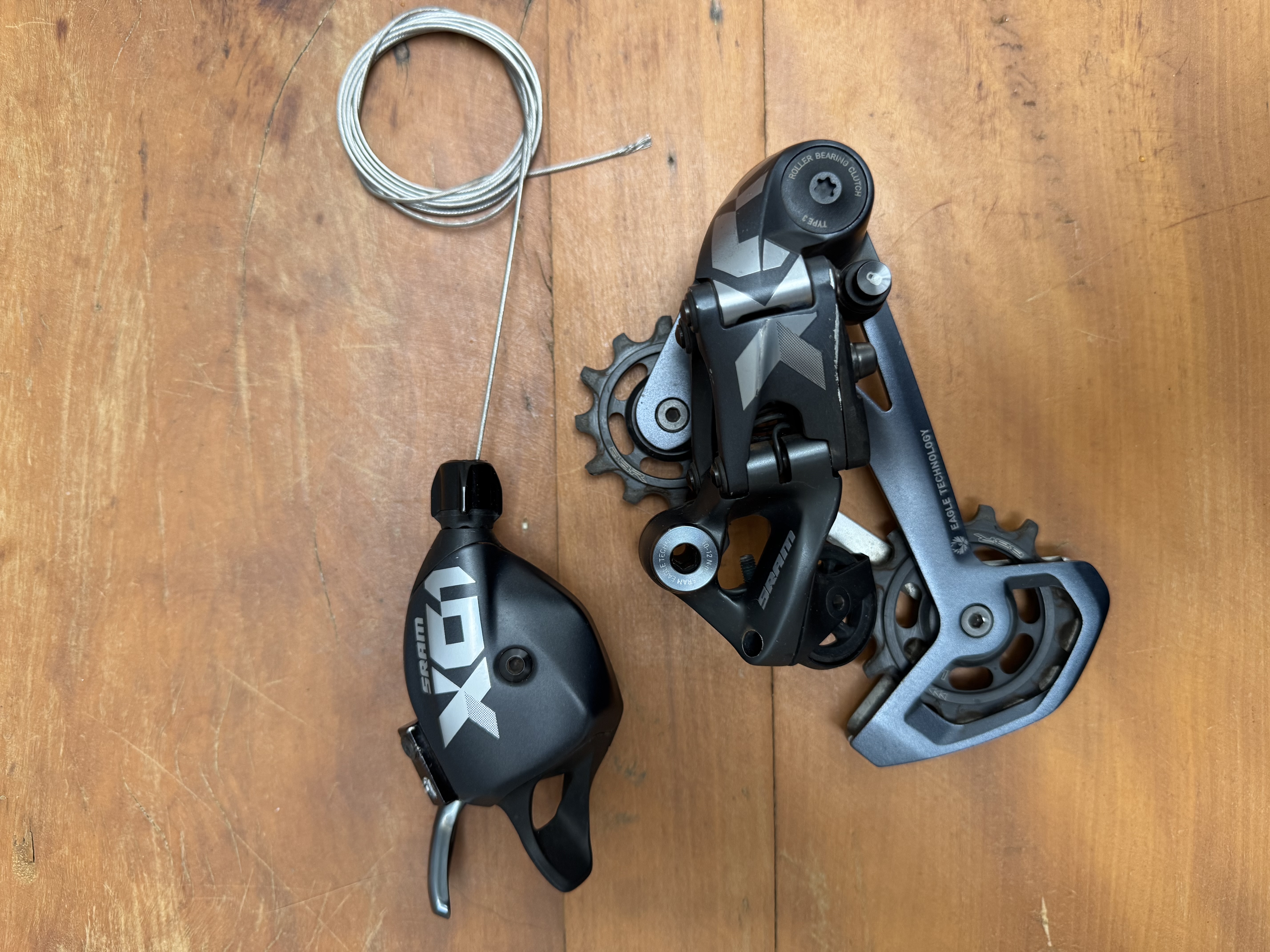 Câmbio e Trocador sram X01 mecânico