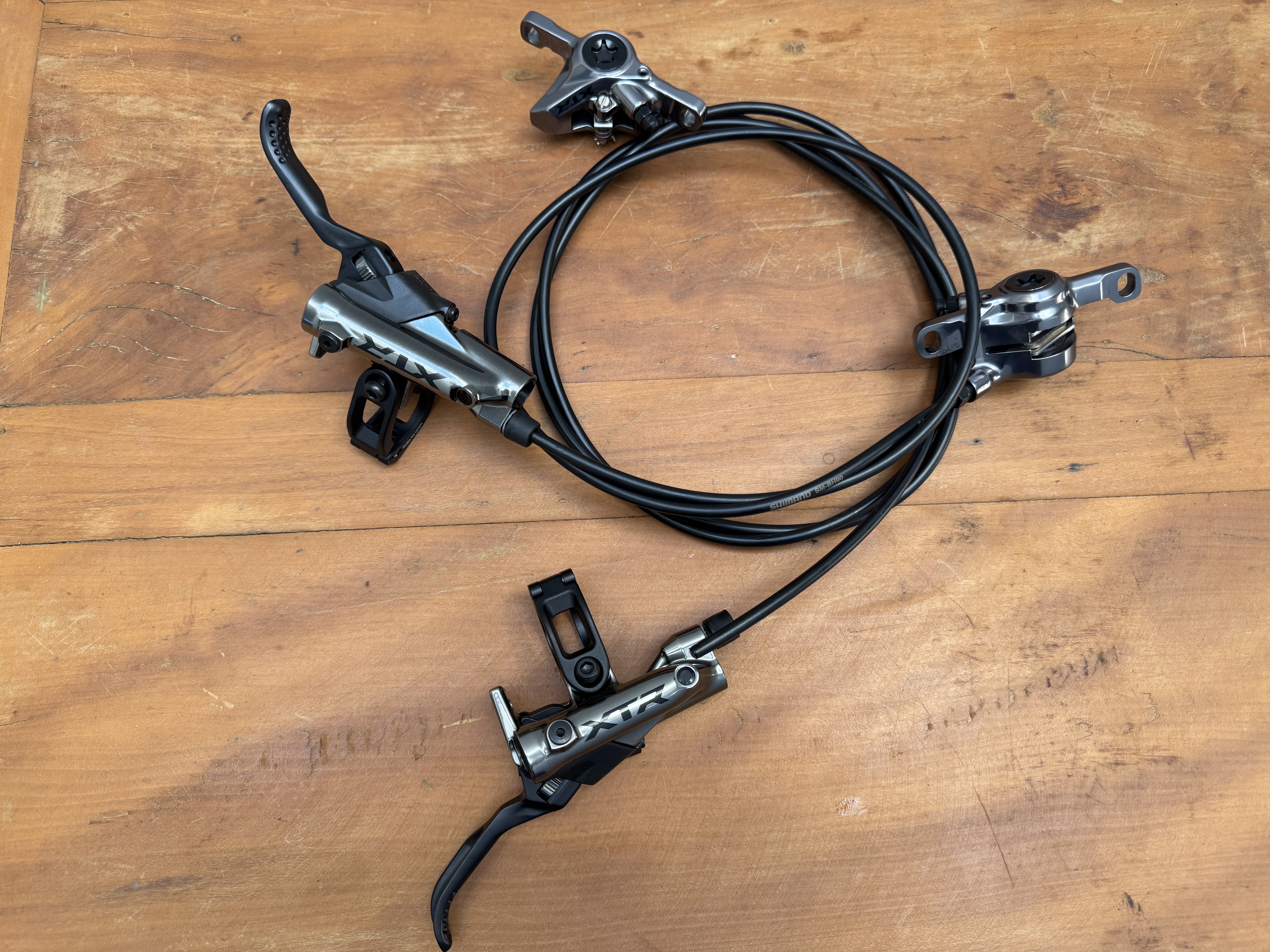 Par de freios Shimano XTR M9220 modelo novo