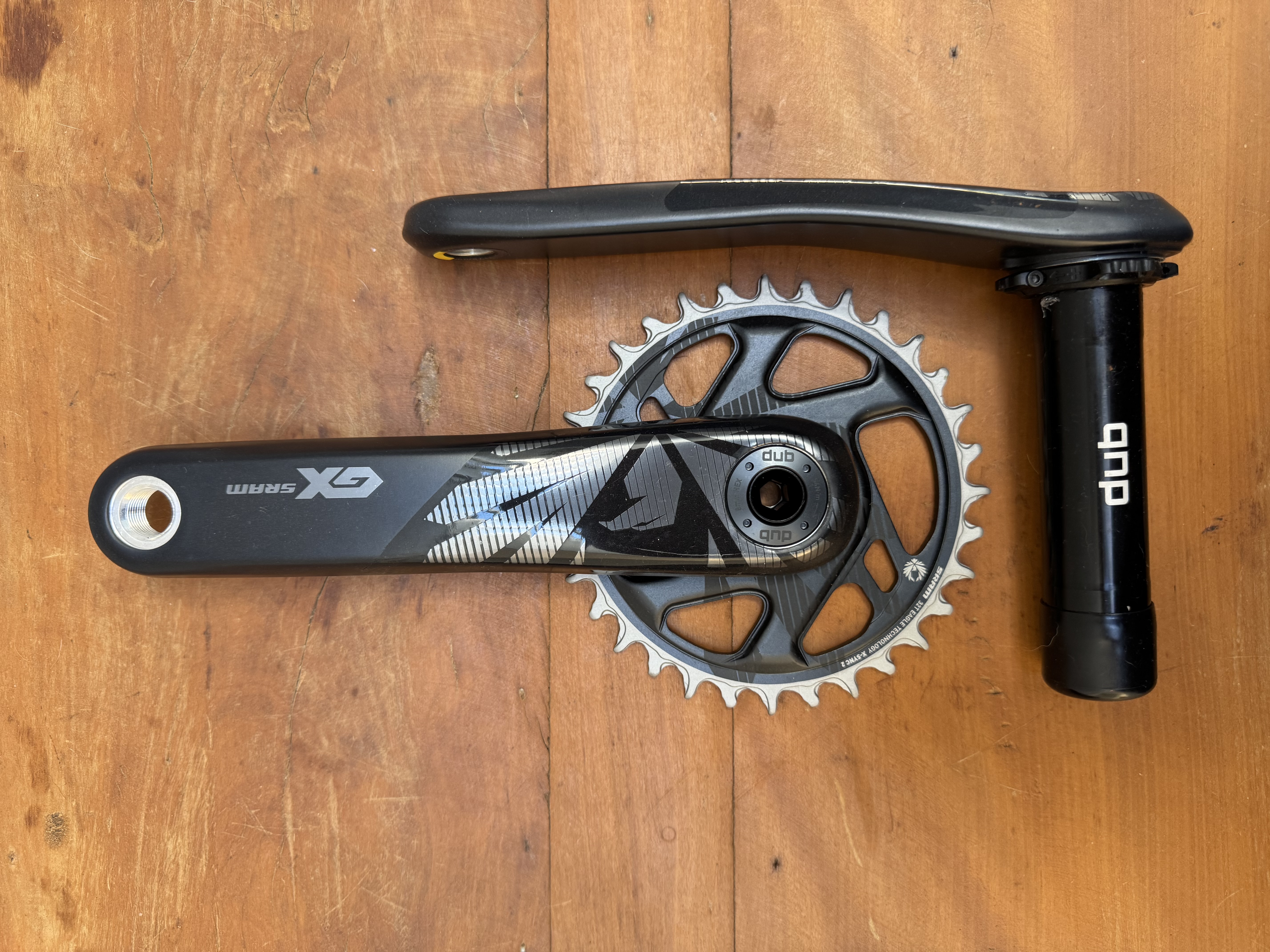 Pedivela Sram GX carbono 175mm